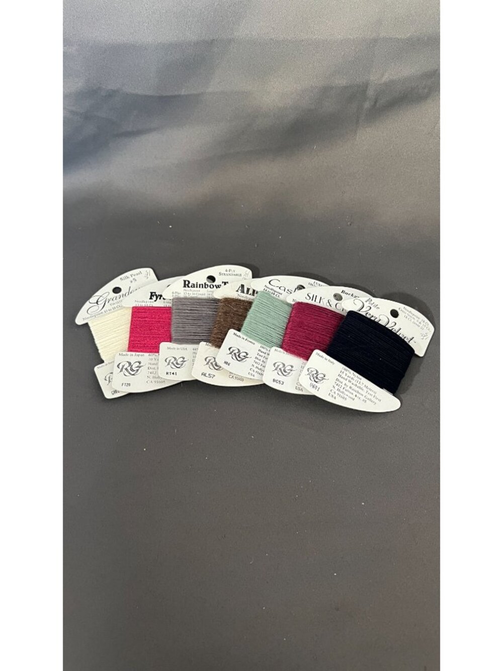 Rainbow Gallery Needlepoint Thread Assortment Pack Of 7 Colors